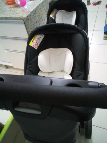 Carrinho de bebê para Gêmeos completo com: Bebê Conforto e base para o carro - Foto 4