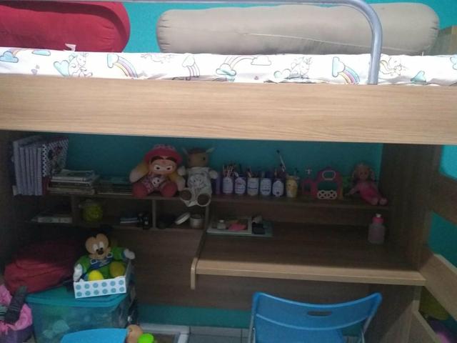 Cama Alta com escrivaninha - Foto 3