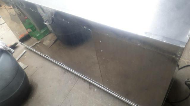 Balcão refrigerado todo em inox - Foto 2
