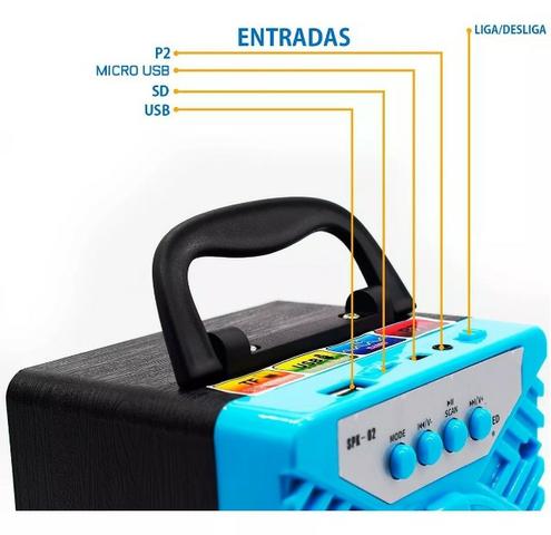 "Promoção" Caixa de Som Amplificada Bluetooth - Foto 4