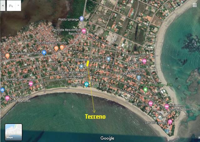 Terreno Serrambi (Com Alvará de Construção e projeto) - Foto 2