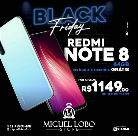 Celular xiaomi redmi note 8 - 64 gb