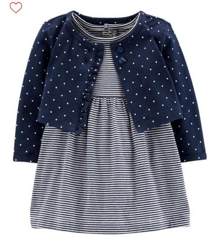 Vestido Carters com Bolero 24M - Foto 2