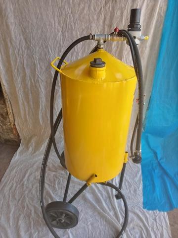 Máquina De Jato Areia Seco Úmido 280 Kg Alta Pressão 230psi - Foto 4