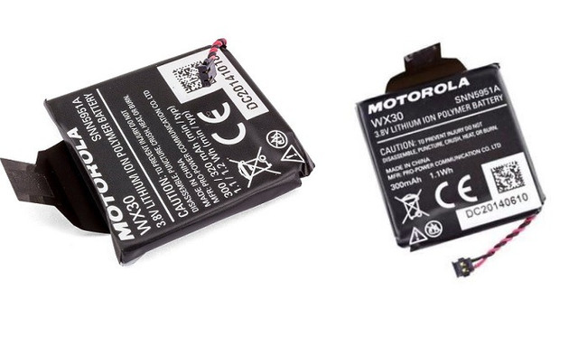 moto 360 bateria