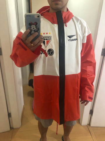 jaqueta de chuva spfc