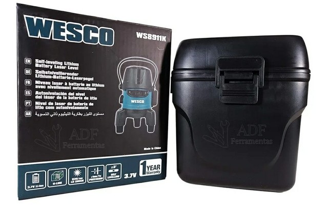 Nível auto nivelador a Laser  Wesco 5 linha  - Foto 3