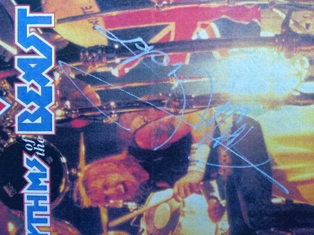 Iron Maiden - Autógrafo Nicko Mc Brain - Foto 3