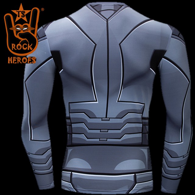 Camisa de Compressão Cyborg Rashguard Elastano Manga Longa - Foto 2