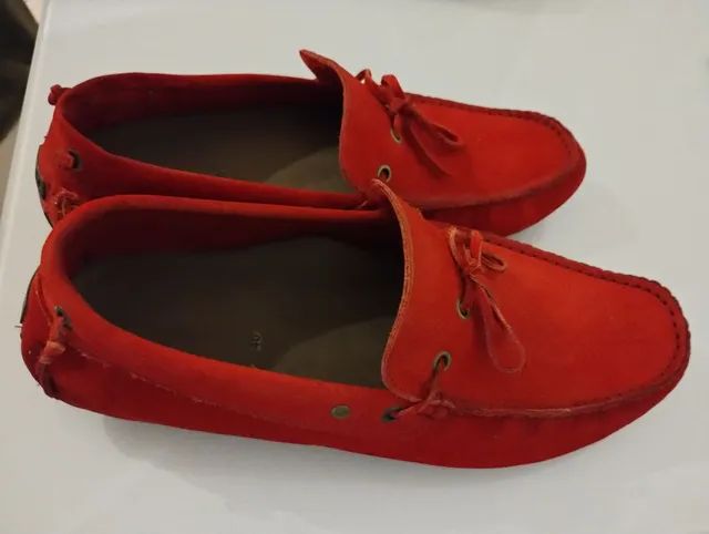 Vendo NOVO mocassim vermelho  - Foto 2