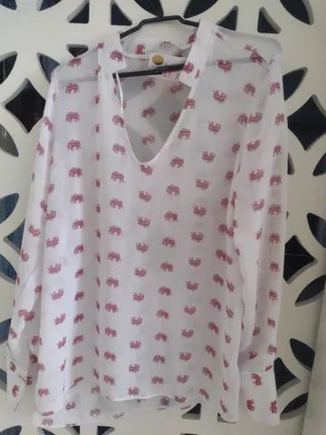 Camisa feminina, Tam 38, usada