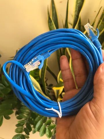 Cabo de Rede LAN Ethernet/ Internet Novo (2m /5m /10m /15m) Garantia - Foto 2