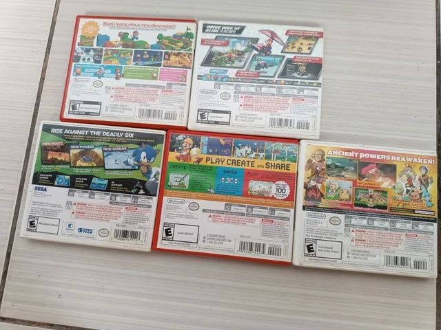 New Nintendo 3DS Pequeno 64GB Preto com Jogos - Videogames - Ipiranga,  Ribeirão Preto 1259947782