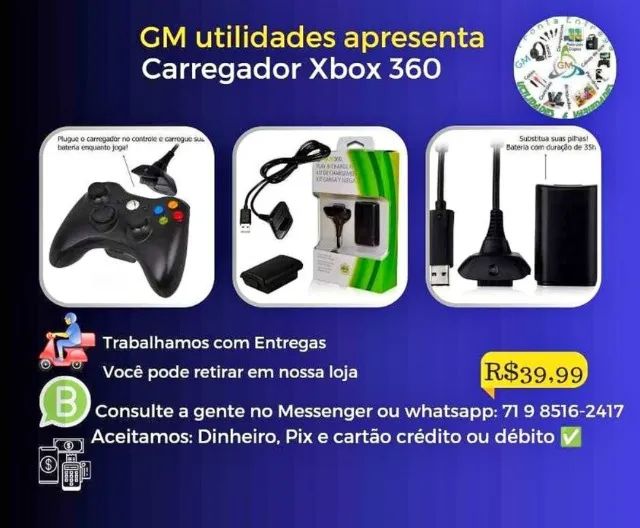 Controle xbox 360 retirar na loja