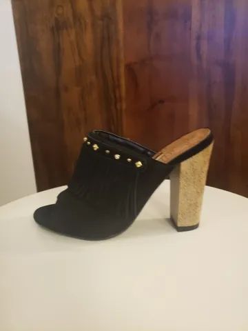 Mule Via Marte cor preta número 36.  - Foto 5