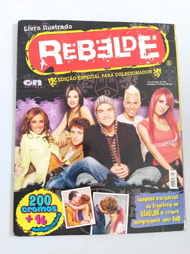 Camiseta Rebelde Uniforme Rbd Unissex Fã Clube Turnê Linda 1