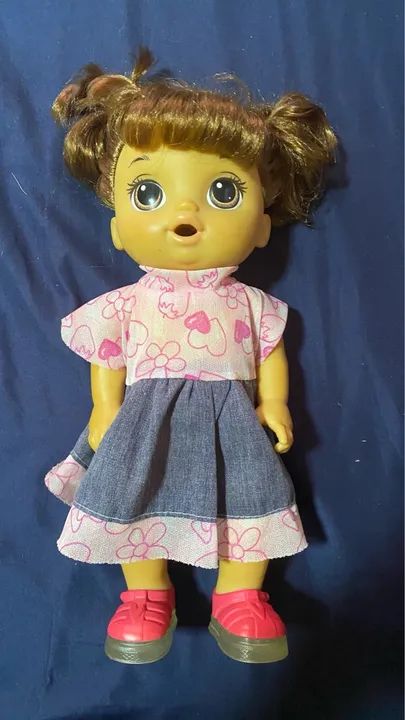 Boneca baby alive passos e sorrisos 