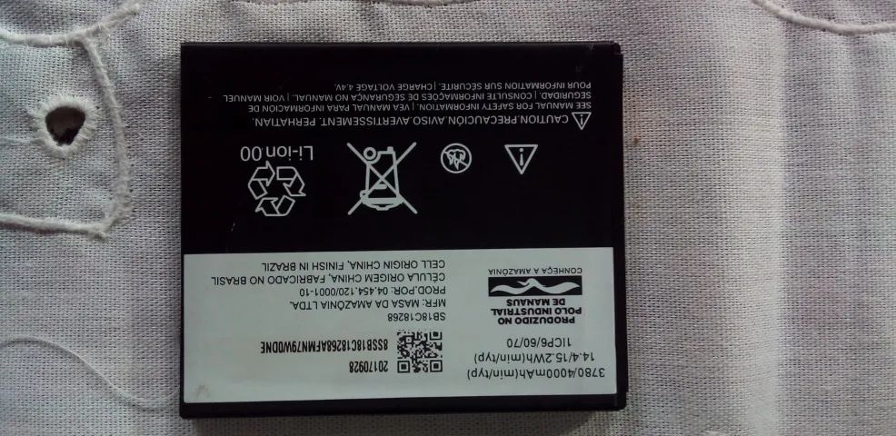 Bateria Moto C Plus - Ler Descrição - Foto 2