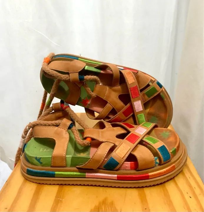 sandália anatômica boia tiras FARM tam 38  - Foto 2