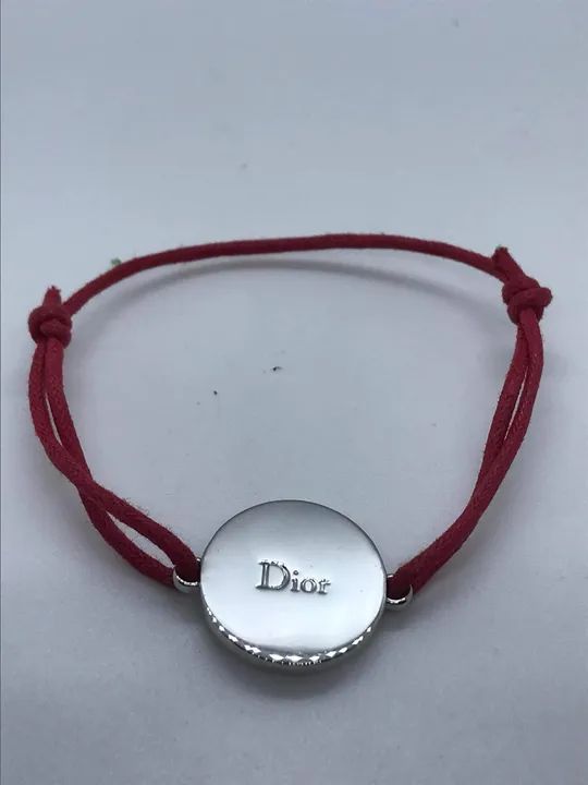 Dior pulseira logo prateado  - Foto 2