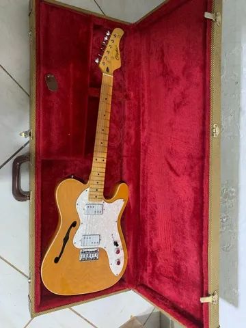 Guitarra Condor Telecaster Thinline Ctx200a Ambar - Foto 4