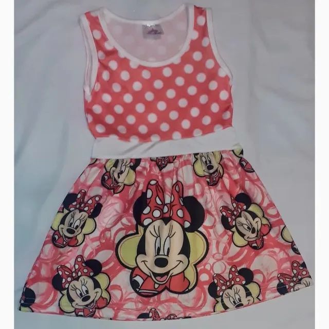 vestido infantil básico para o dia-a-dia