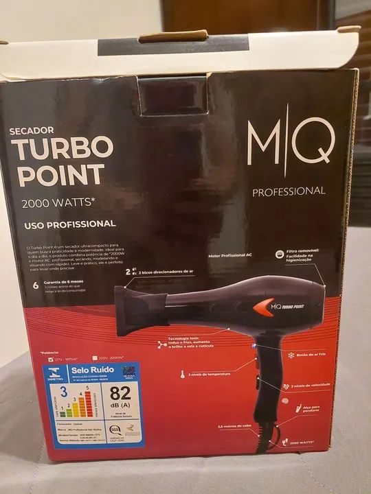 Secador de Cabelo MQ Turbo Point - Potente e Moderno - Foto 4