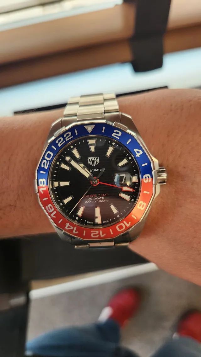 Tag Heuer GMT AUTOMATIC CALIBRE 7 43mm IMPECAVEL COMPLETO