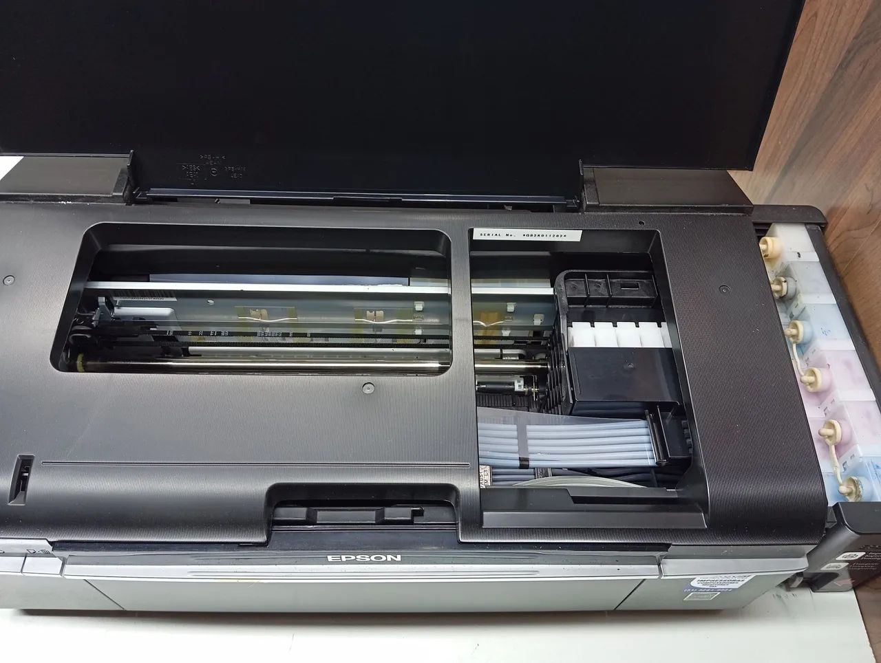 2 Impressoras Epson - tanque de tinta L800 e L805Usadas - Foto 3