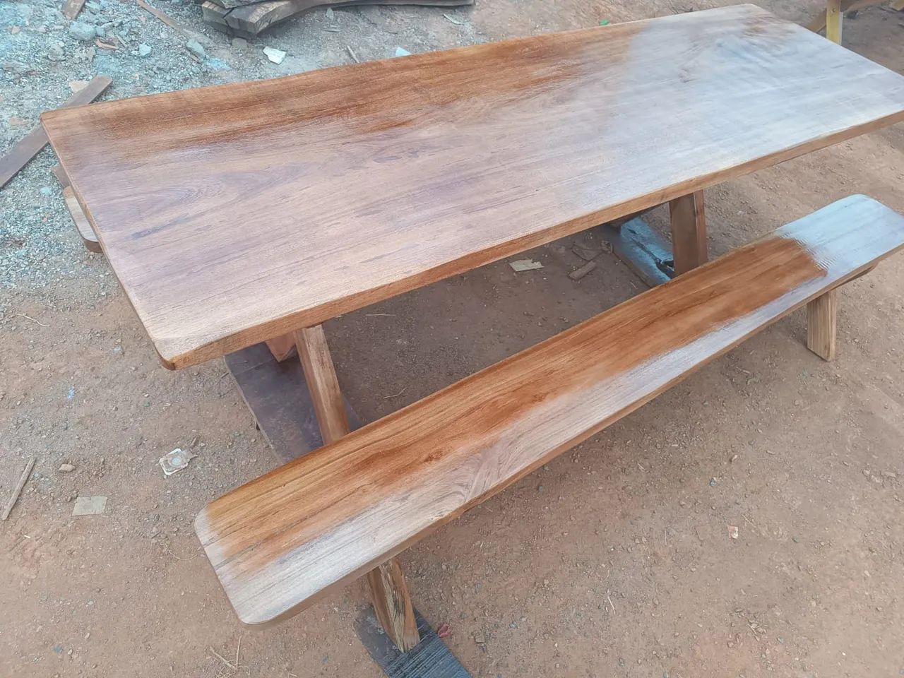 Mesa rustica 2.5x0.80  - Foto 5