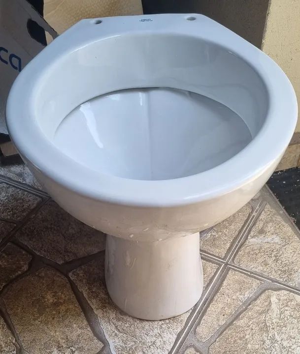 Vaso Sanitário Cerâmica Branco - Foto 2