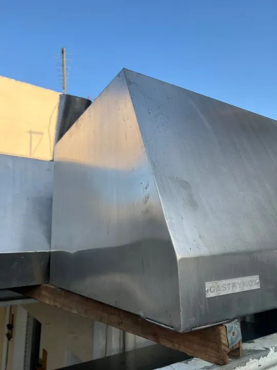 Coifa industrial aço inox 304 com base para filtro parcelamos em até 12x  - Foto 2