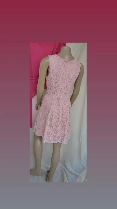 VESTIDO SOCIAL EM RENDA"PÉROLA" - Foto 3