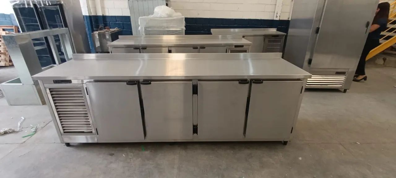 Balcão Refrigerado  3 Portas em Aço Inox  - Foto 5
