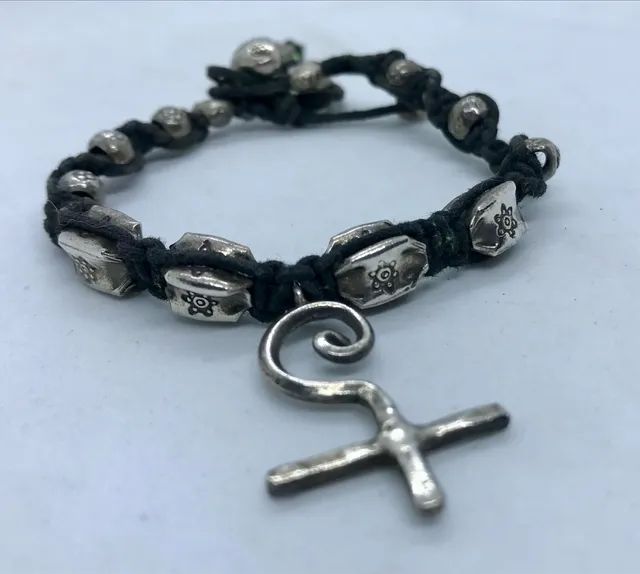 Pulseira vintage com detalhes em prata 925 - Foto 2