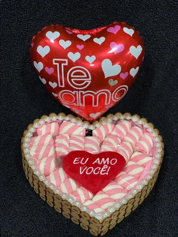 Dia das mães Cesta marshmallow