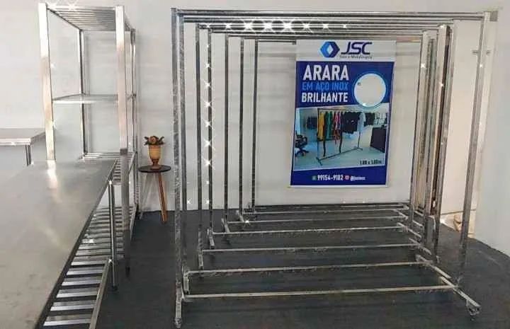 Arara inox em Oferta 1.80x1.80.