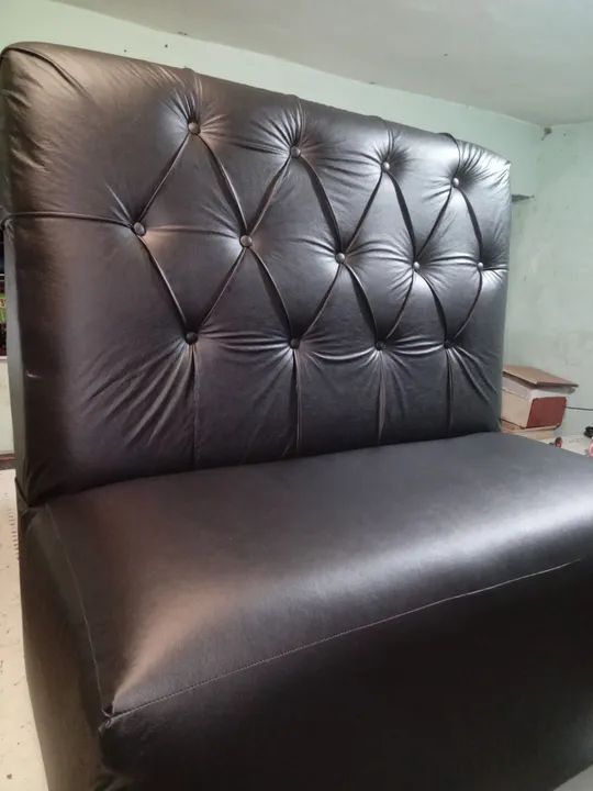 Sofa booth capitonado vslor por metro linear - Foto 5