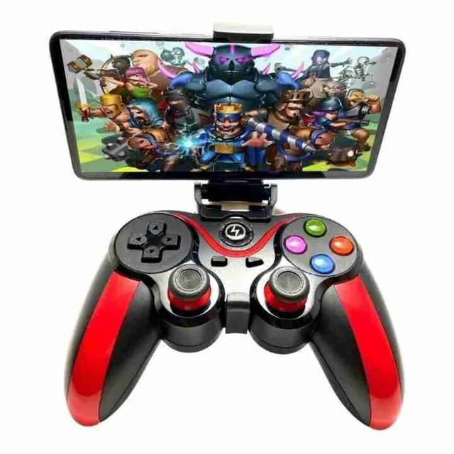 Controle Joystick Recarregável Bluetooth de Jogo Gamepad para Android e IOS, PC , PS3 , P4