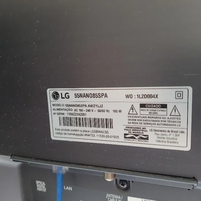 Peça reposição tv LG Nanocell 85 (Caixas de Som)