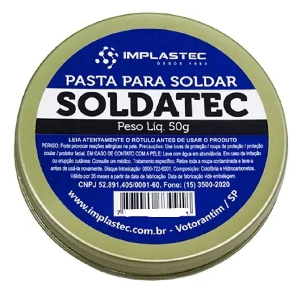 Pasta para soldar Soldatec 50g - Implastec