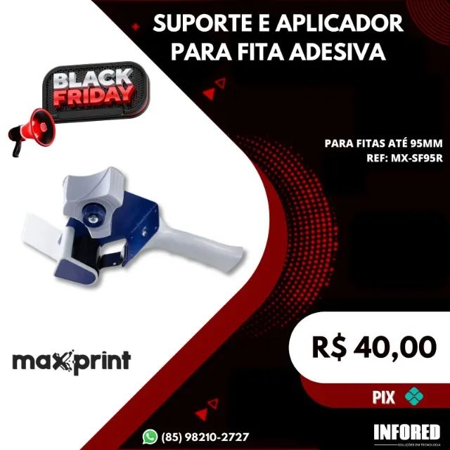 Suporte e aplicador para fita adesiva