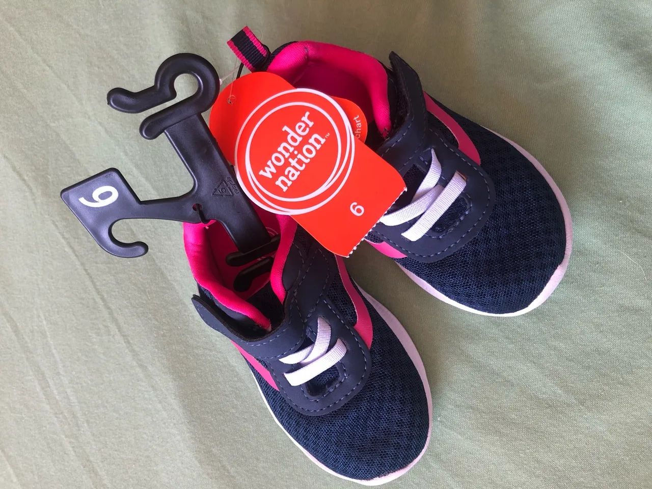 Tênis Infantil Bebê - Azul e Rosa - Tamanho 18M - Foto 3