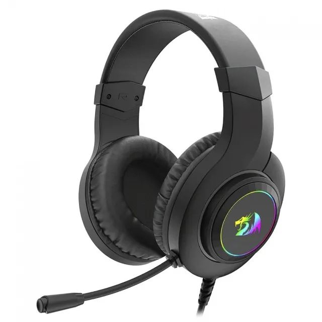Headset Gamer Redragon Hylas USB Surround 7.1 Preto H371 Led RGB - WZetta