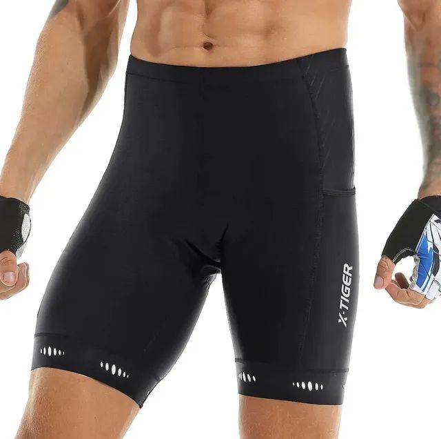 Calção Ciclismo com gel e bolso - Foto 4