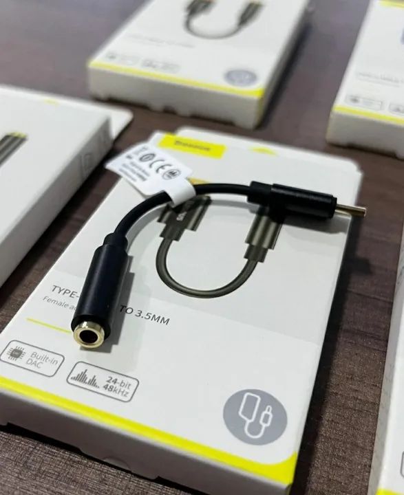Adaptador Para Fones de Ouvido Baseus Tipo-c p/ Fone P2 3.5mm - Foto 5