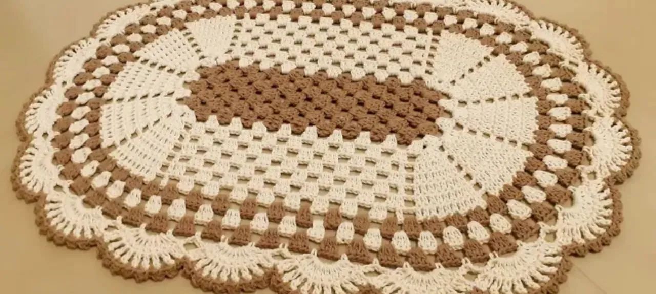 Lindos tapetes de crochê 