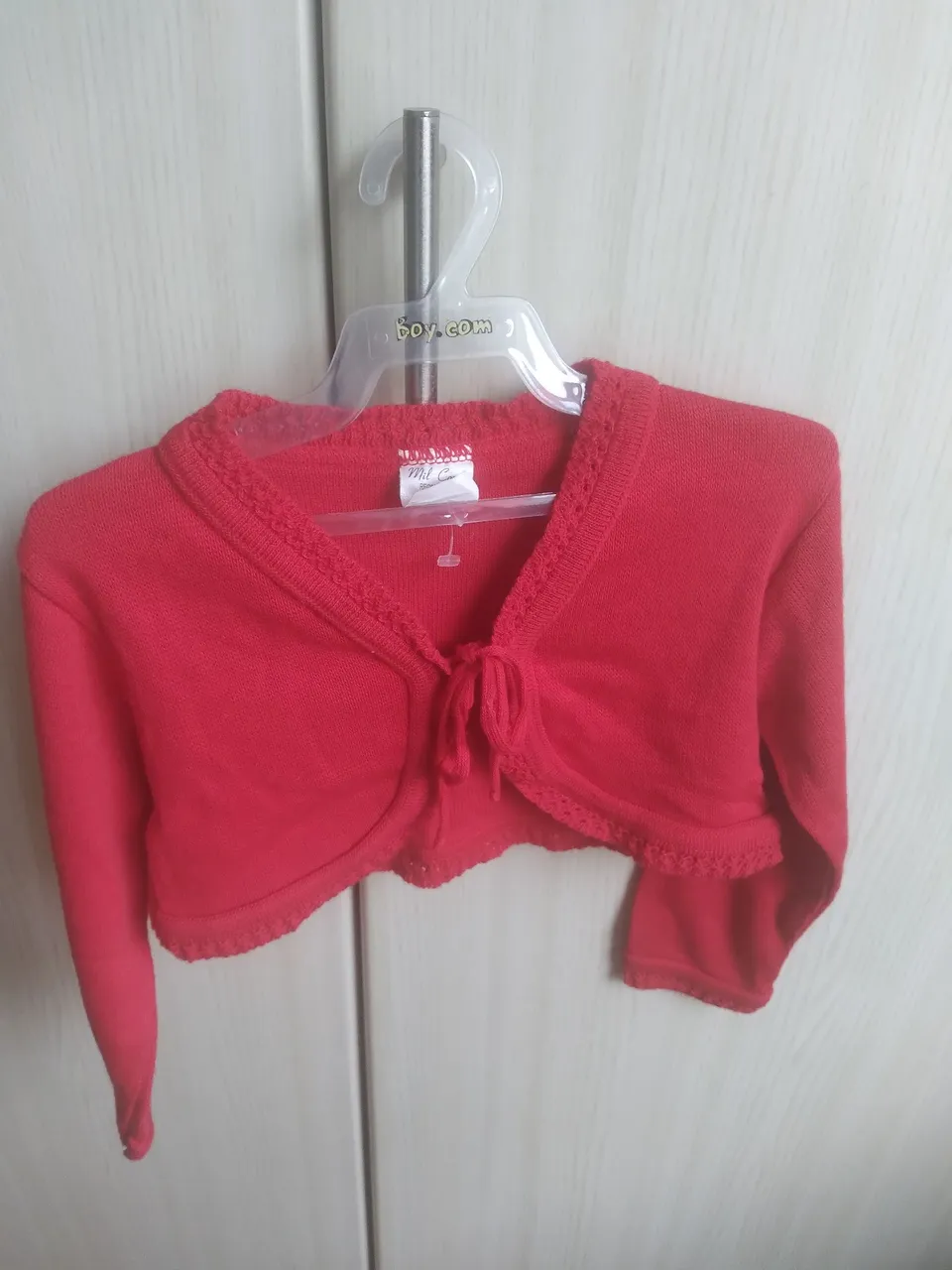 Bolero em linha tamanho Pp 3 e 4