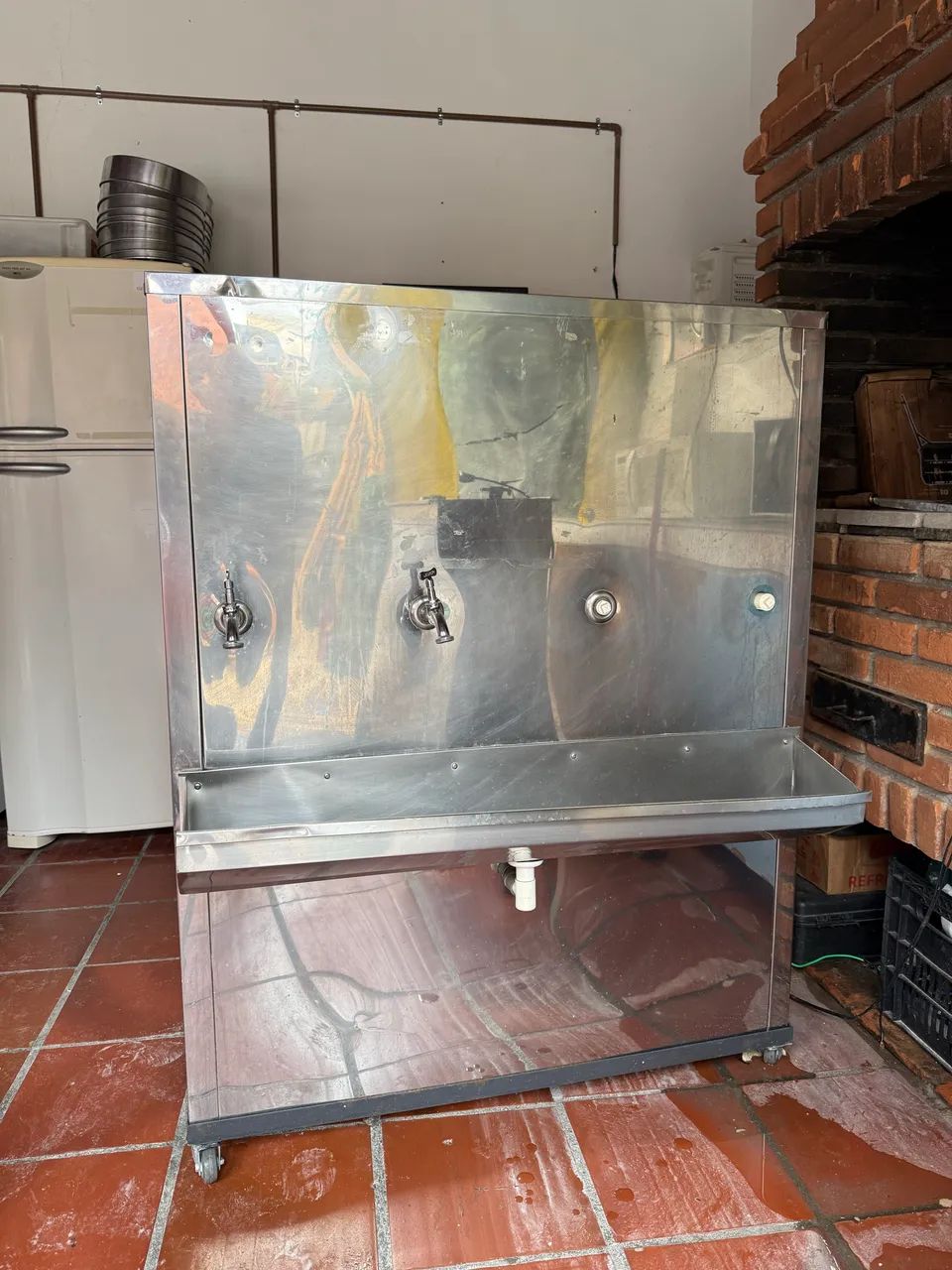 Bebedouro industrial INOX 200L 220V - Foto 2