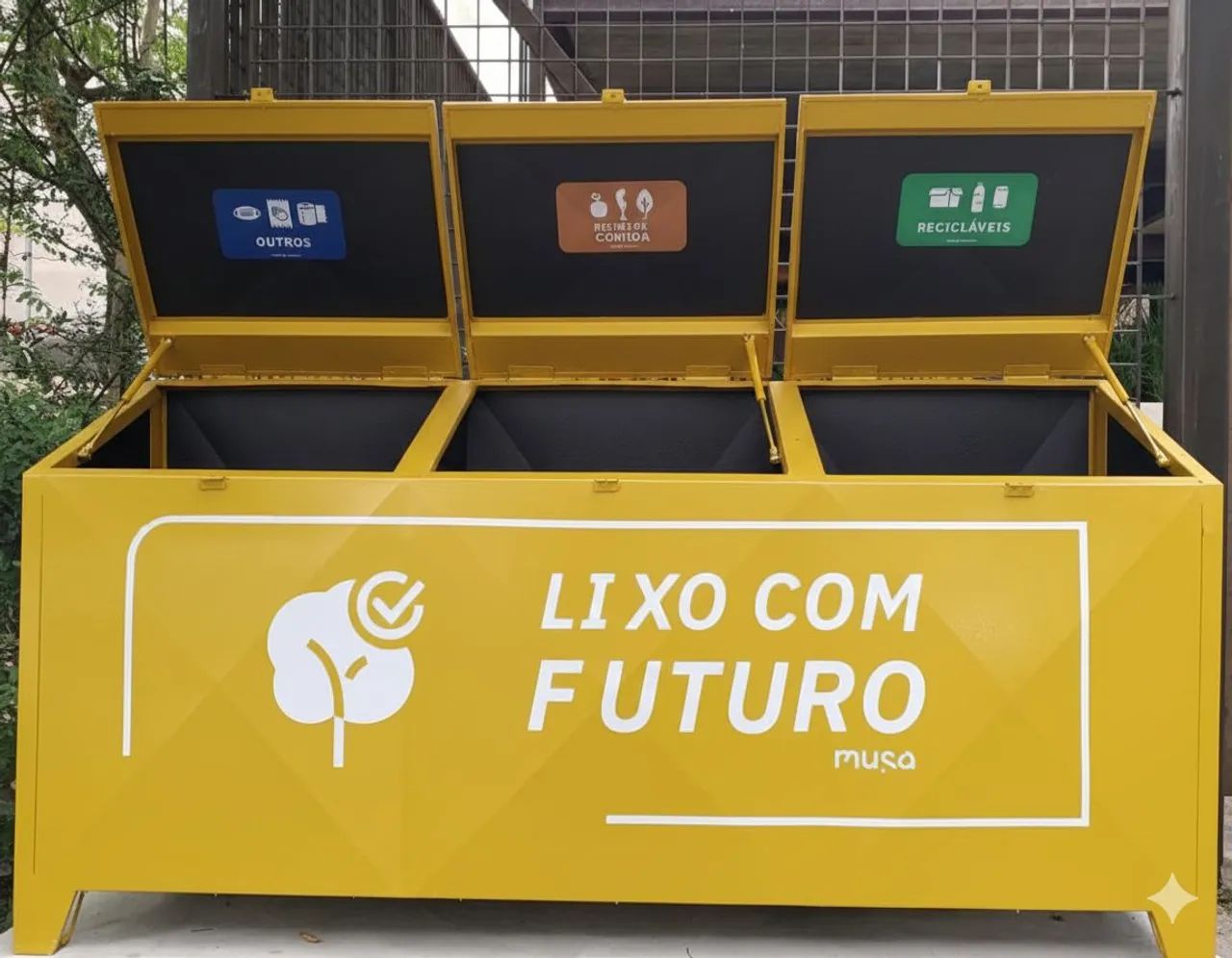 Lixeira grande capacidade 2900lts - Foto 2